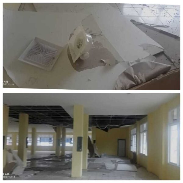 Diduga Asal Jadi, Proyek Rehabilitasi Gedung Mal Pelayanan Publik Bungo Ditemukan Banyak Temuan Senilai Puluhan Juta